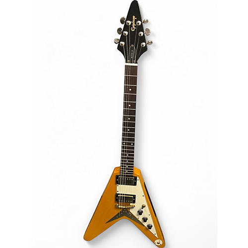 Used Epiphone Flying V ‘58 Antique Natural Solid Body Electric Guitar Antique Natural