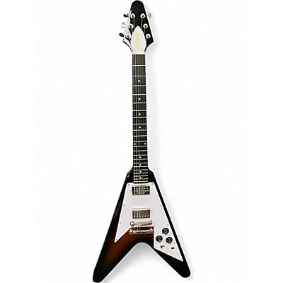 Used Epiphone Flying V '70s Tobacco Sunburst Solid Body Electric Guitar