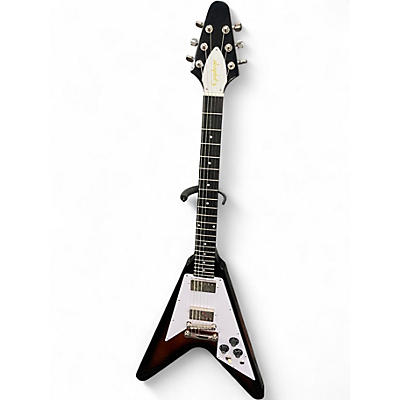 Used Epiphone Flying V '70s Tobacco Sunburst Solid Body Electric Guitar