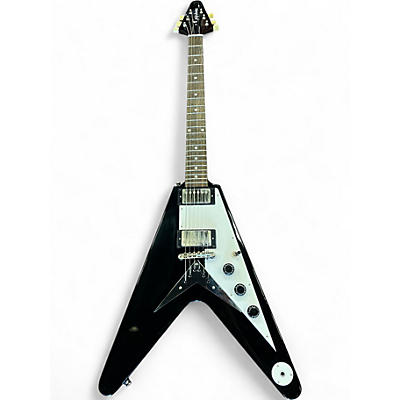 Used Epiphone Flying V Black Solid Body Electric Guitar