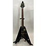 Used Epiphone Used Epiphone Flying V Custom Ebony Solid Body Electric Guitar Ebony