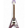 Used Epiphone Flying V Kirk Hammett Purple Solid Body Electric Guitar Purple