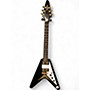 Used Epiphone Flying V Korina '58 Electric Guitar Ebony & Gold Ebony Solid Body Electric Guitar Ebony