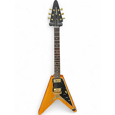Used Epiphone Flying V Natural Solid Body Electric Guitar