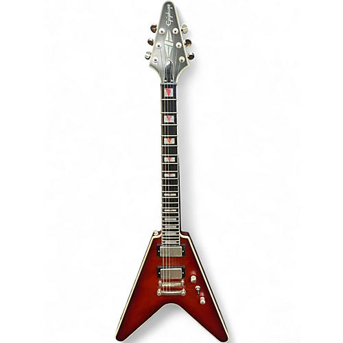 Used Epiphone Flying V Prophecy Bengal Tiger Burst Solid Body Electric Guitar Bengal Tiger Burst