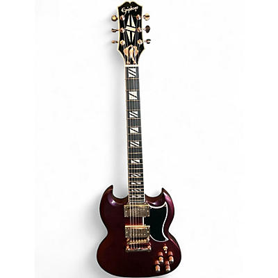 Used Epiphone Futura Prophecy Custom FX Midnight Ember Solid Body Electric Guitar