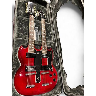 Used Epiphone G-1275 Cherry Solid Body Electric Guitar