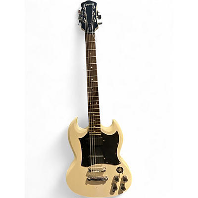 Used Epiphone G-310 Made in Korea White Solid Body Electric Guitar