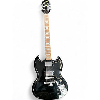 Used Epiphone G400 Black Solid Body Electric Guitar