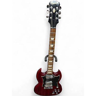 Used Epiphone G400 Cherry Solid Body Electric Guitar