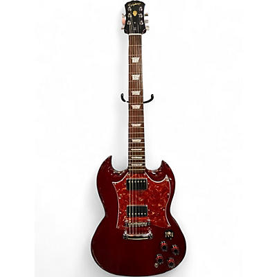 Used Epiphone G400 Cherry Solid Body Electric Guitar