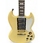Used Epiphone G400 Les Paul SG Cream Solid Body Electric Guitar Cream