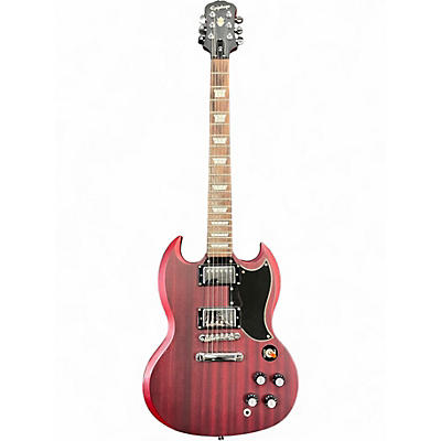 Used Epiphone G400 Worn Cherry Solid Body Electric Guitar
