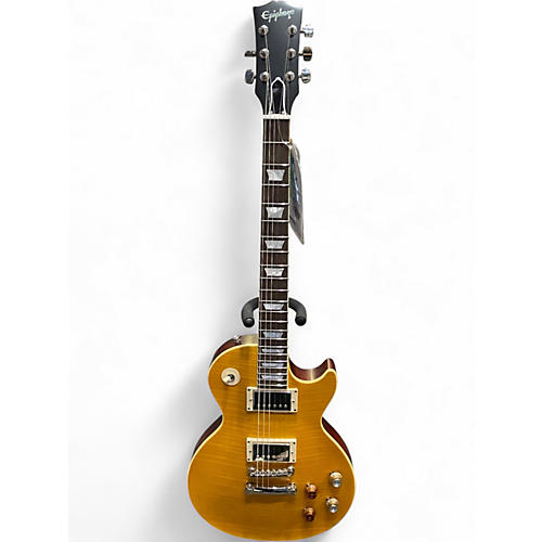 Used Epiphone  GREENY Yellow Solid Body Electric Guitar Yellow