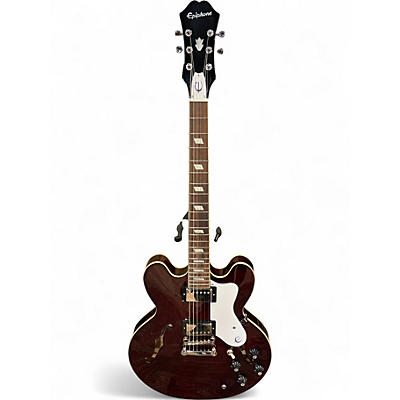 Used Epiphone Gallagher Riviera Custom Red Hollow Body Electric Guitar