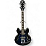 Used Epiphone Gary Clark Jr. E-230TD Casino Blak and Blu Hollow Body Electric Guitar Blak and Blu