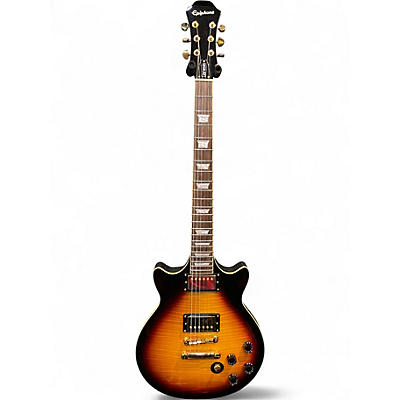 Used Epiphone Genesis Deluxe Pro 3 Color Sunburst Solid Body Electric Guitar
