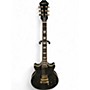 Used Epiphone Genesis Deluxe Pro Charcoal Flame Solid Body Electric Guitar Charcoal Flame