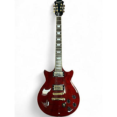 Used Epiphone Genesis Deluxe Pro Wine Red Solid Body Electric Guitar