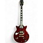 Used Epiphone Genesis Deluxe Pro Wine Red Solid Body Electric Guitar Wine Red