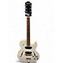 Used Epiphone George Thorogood Signature White Fang ES125 White Hollow Body Electric Guitar White