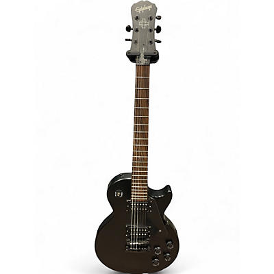 Used Epiphone Goth Les Paul Satin Black Solid Body Electric Guitar