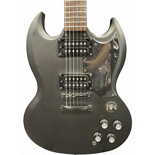 Used Epiphone Goth SG Black Solid Body Electric Guitar Black