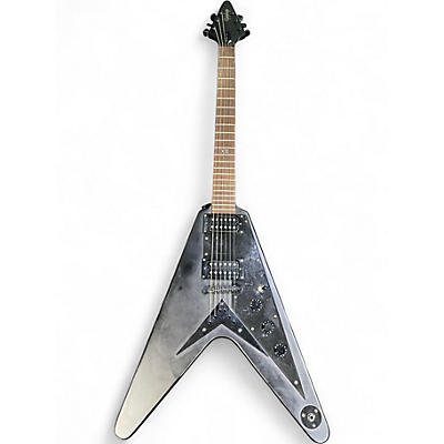 Used Epiphone Gothic '58 Flying V Black Solid Body Electric Guitar