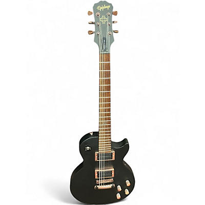 Used Epiphone Gothic Les Paul Studio BLACK Solid Body Electric Guitar