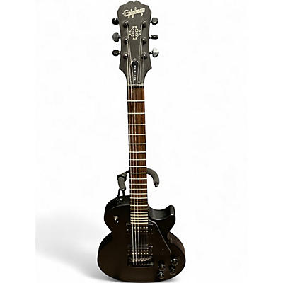 Used Epiphone Gothic Les Paul Studio Black Solid Body Electric Guitar
