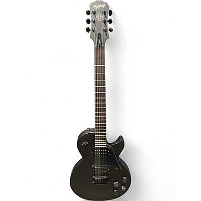 Used Epiphone Gothic Les Paul Studio Black Solid Body Electric Guitar