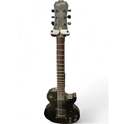 Used Epiphone Gothic Les Paul Studio Black Solid Body Electric Guitar