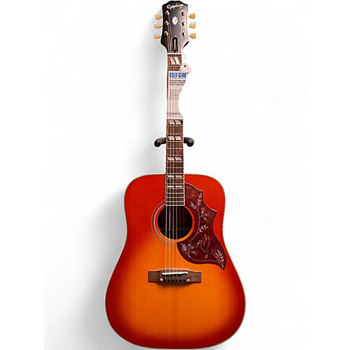 Used Epiphone HUMMINGBIRD INSPIRED BY GIBSON AGED CHERRY Acoustic Guitar AGED CHERRY