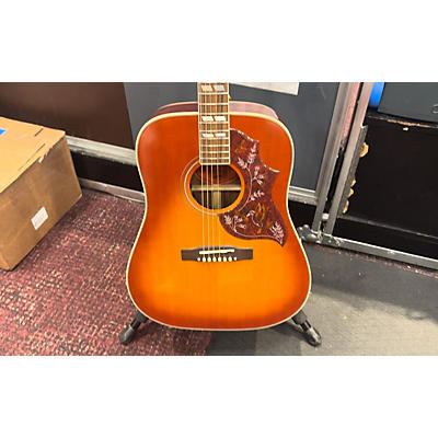 Epiphone Used Epiphone HUMMINGBIRD INSPIRED BY GIBSON Cherry Sunburst Acoustic Electric Guitar