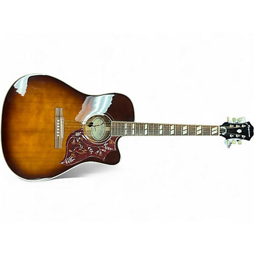 Used Epiphone HUMMINGBIRD PERFORMER PRO 2 Tone Sunburst Acoustic Guitar 2 Tone Sunburst