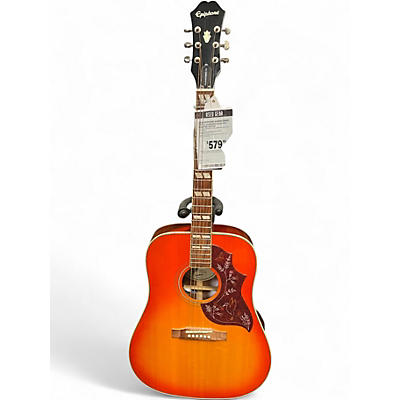 Used Epiphone HUMMINGBIRD PRO FC Sunburst Acoustic Electric Guitar