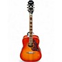 Used Epiphone HUMMINGBIRD STUDIO Faded Cherry Acoustic Electric Guitar Faded Cherry