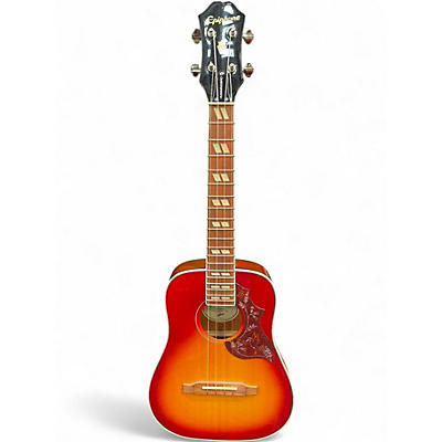Used Epiphone HUMMINGBIRD TENOR UKULELE 2 Color Sunburst Ukulele