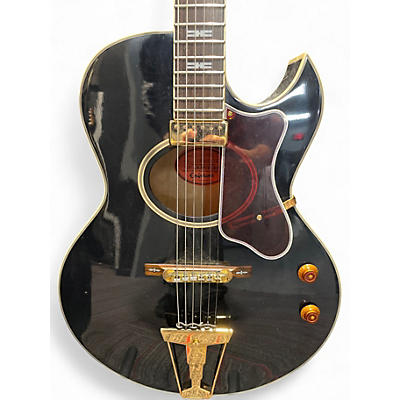 Used Epiphone Howard roberts Black Acoustic Guitar