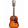 Used Epiphone Hummingbird 12 Strinf 2 Color Sunburst 12 String Acoustic Guitar 2 Color Sunburst