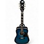 Used Epiphone Used Epiphone Hummingbird Artist Blue Burst Acoustic Guitar Blue Burst