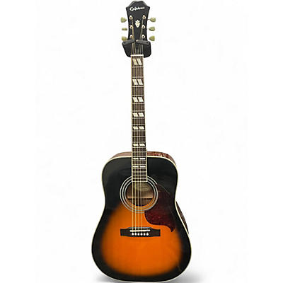 Used Epiphone Hummingbird Artist Tobacco Sunburst Acoustic Guitar