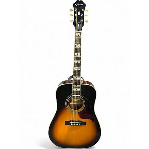 Used Epiphone Hummingbird Artist Vintage Sunburst Acoustic Guitar Vintage Sunburst