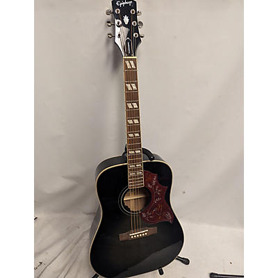 Epiphone Used Epiphone Hummingbird Black Burst Acoustic Guitar