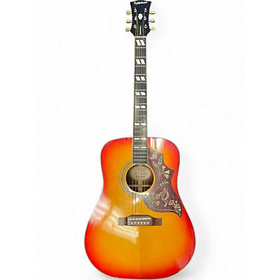 Epiphone Used Epiphone Hummingbird Cherry Sunburst Acoustic Guitar