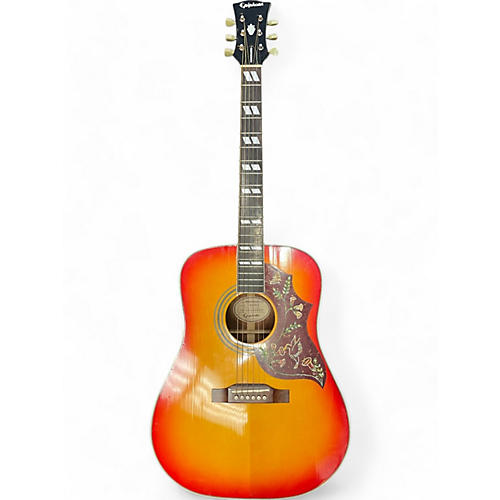 Epiphone Used Epiphone Hummingbird Cherry Sunburst Acoustic Guitar Cherry Sunburst