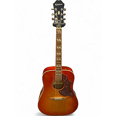 Used Epiphone Hummingbird Cherry Sunburst Acoustic Guitar