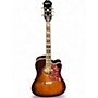 Used Epiphone Hummingbird EC Studio 2 Tone Sunburst Acoustic Electric Guitar 2 Tone Sunburst