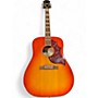 Used Epiphone Hummingbird Faded Cherry Acoustic Guitar Faded Cherry