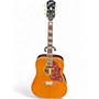 Used Epiphone Hummingbird IBG Antique Natural Acoustic Electric Guitar Antique Natural